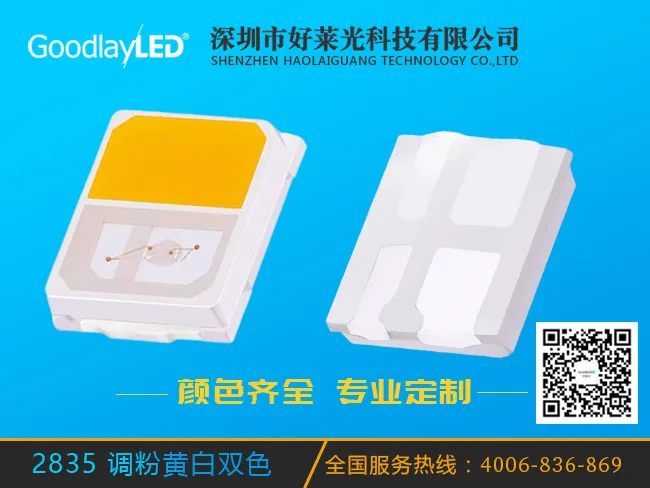 2835 调粉黄白双色